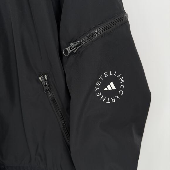 Adidas Stella McCartney Womens Bomber Streetwear Minimalist Athleisure Size L - Picture 2 of 13